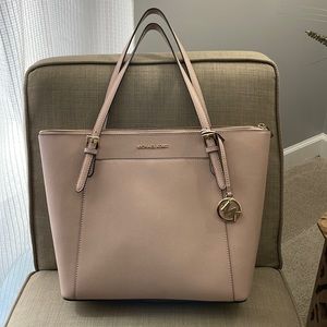 pink michael kors tote bag
